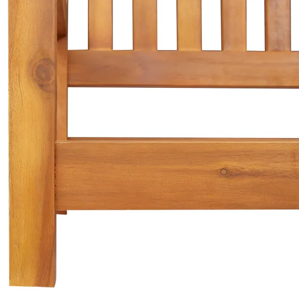 Bancă de leagăn pentru grădină din lemn de acacia - 2 persoane