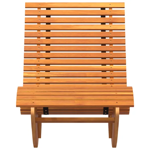 Șezlonguri Balansoare Lemn Acacia Solid - 2 buc | Gratis Livrare