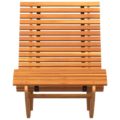 Șezlonguri Balansoare Lemn Acacia Solid - 2 buc | Gratis Livrare