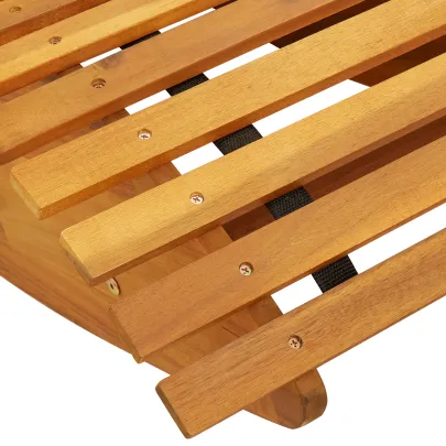 Șezlonguri Balansoare Lemn Acacia Solid - 2 buc | Gratis Livrare