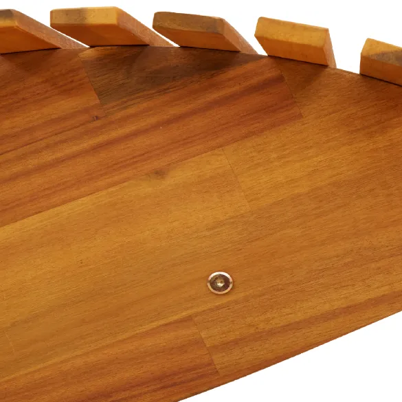 Șezlonguri Balansoare Lemn Acacia Solid - 2 buc | Gratis Livrare