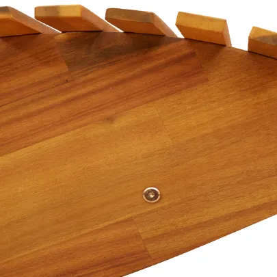 Șezlonguri Balansoare Lemn Acacia Solid - 2 buc | Gratis Livrare