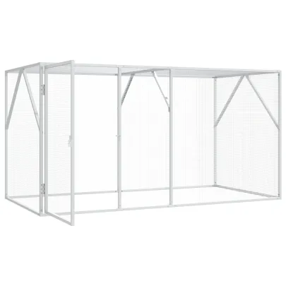 Cușcă Păsări Antracit Oțel Rezistent 102x208x108 cm