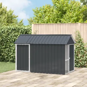 Cușcă Păsări Exterior Oțel Zincat 112x215x141 cm | Livrare Gratuită