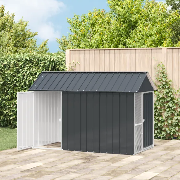 Cușcă Păsări Exterior Oțel Zincat 112x215x141 cm | Livrare Gratuită