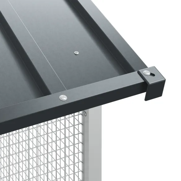 Cușcă Păsări Exterior Oțel Antracit | Livrare Gratuită