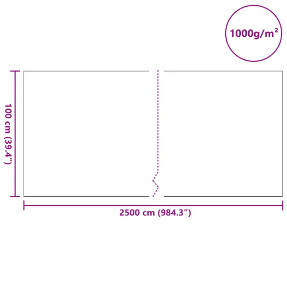 Fleece Iaz 1000 g/m² 25m | Protectie Exterior
