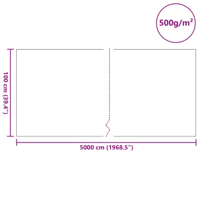 Fleece Iaz 500 g/m² 50 m | Protecție Durabilă Grădină