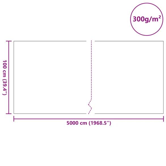 Fleece Iaz 300g/m² 50m - Protectie Gradina