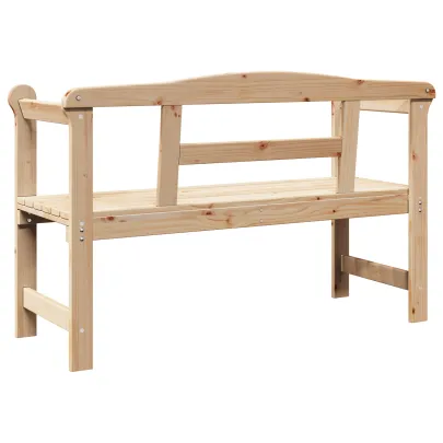 Bancă Exterior Lemn Masiv Pin - Livrare Gratuită