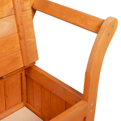 Bancă Grădină Acacia cu Depozitare - Livrare Gratuită