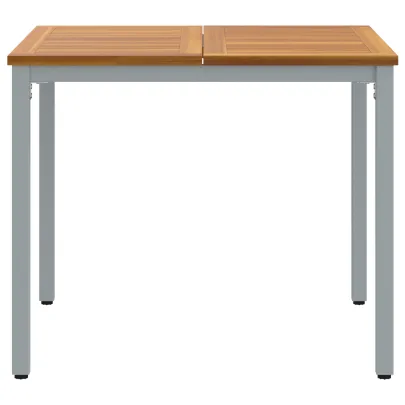 Masă Grădină Acacia Metal 90x90 cm - Livrare Gratuită