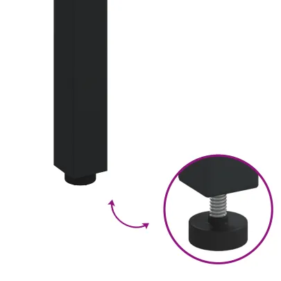 Masă Grădină Lemn Acacia Metal 200x90 cm | Livrare Gratuită