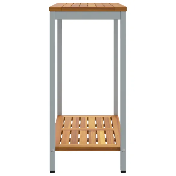 Masă Exterior Lemn Acacia 80x35 cm - Livrare Gratuită