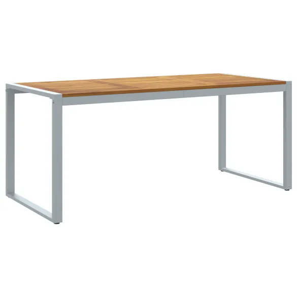 Masă Dining Exterior Gri, Lemn Acacia - 180x90 cm | vidaXL