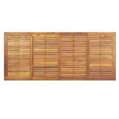 Masă Dining Exterioară 200x90 cm - Lemn Acacia și Oțel