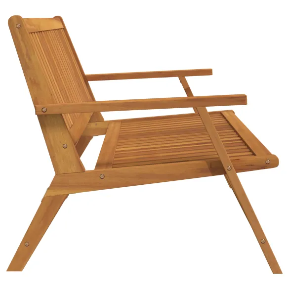 Scaune Grădină Lemn Acacia Masiv - Set 2 Piese