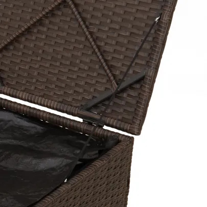 Cutie Depozitare Ratan Exterioară - Livrare Gratuită