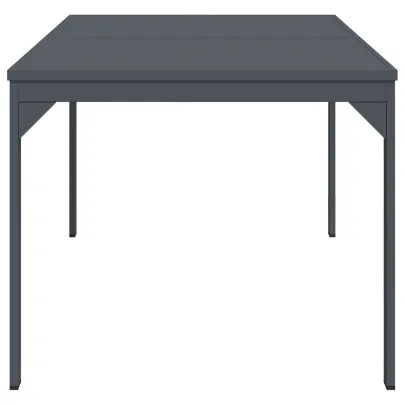 Mese Extensibile Grădină - Set 2 Bucăți, Gri, Oțel