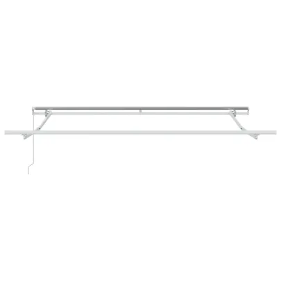 Marchiză Retractabilă Verde-Alb 350x250 cm - Material Înlocuire
