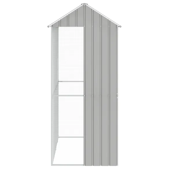 Colivie Păsări Gri Oțel - 3 Cuști - Livrare Gratuită