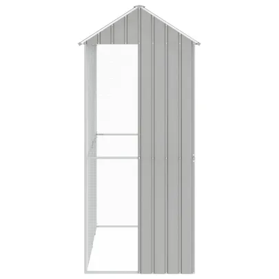 Colivie Păsări Gri Oțel - 3 Cuști - Livrare Gratuită