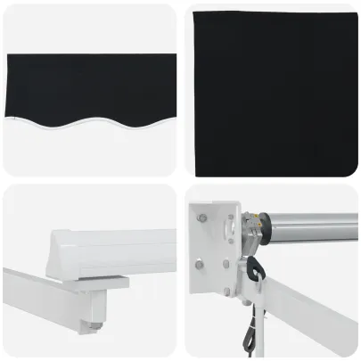 Material Marchiză Automată 450x300cm Negru - Înlocuire