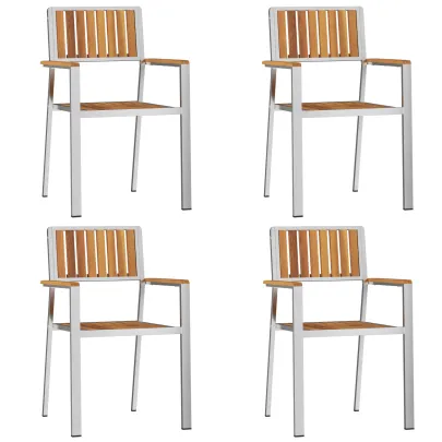 Set Dining Exterior 5 Piese Lemn Acacia - Masă 180x90 cm