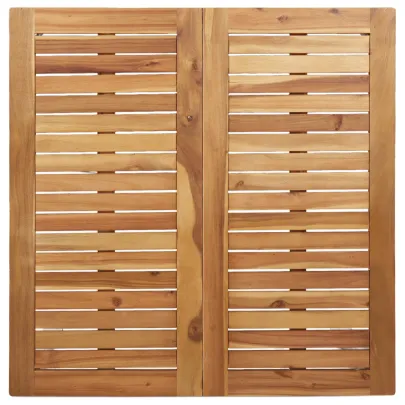 Set Masă Grădină Lemn Acacia 5 Piese - Masă Exterior