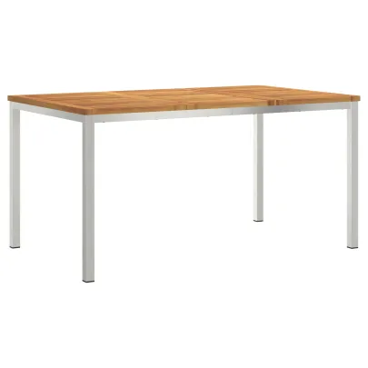 Set Masă Grădină Lemn Acacia - Masă + 4 Scaune Exterior