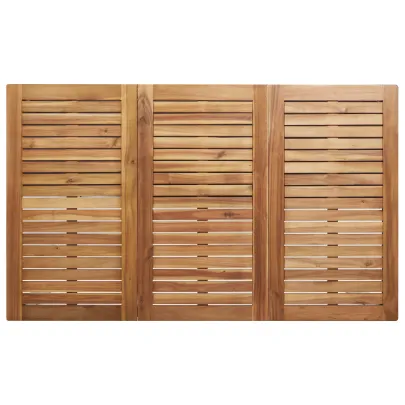 Set Masă Grădină Lemn Acacia - Masă + 4 Scaune Exterior
