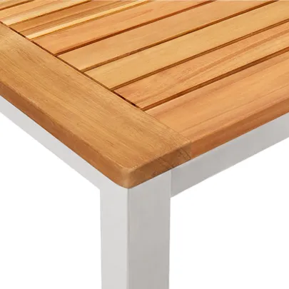 Set Masă Grădină Lemn Acacia - Masă + 4 Scaune Exterior