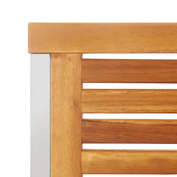 Set Masă Grădină Lemn Acacia - Masă + 4 Scaune Exterior