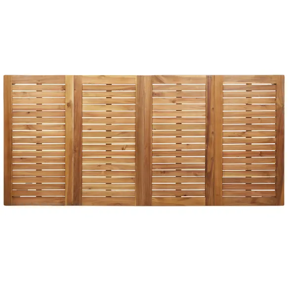 Set Masă Grădină Lemn Acacia - Masa 180x90 cm + 4 Scaune