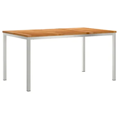 Set Masă Grădină 5 Piese Lemn Teak | Livrare Gratuită
