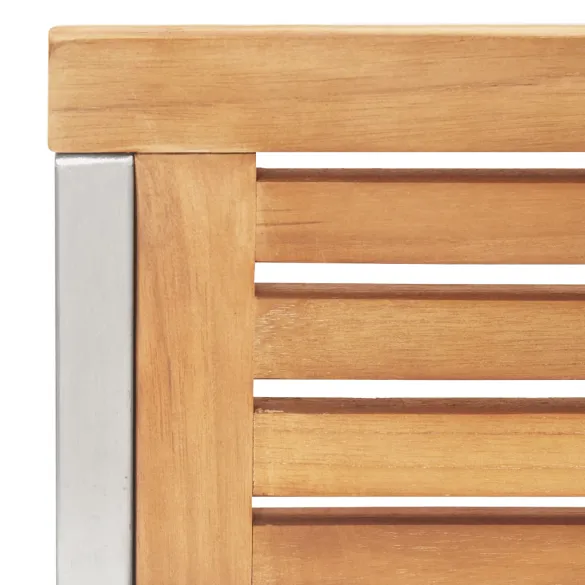Set Masă Grădină 5 Piese Lemn Teak | Livrare Gratuită