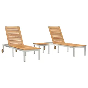 Set Lounge-uri cu Masă din Lemn de Tec - Comandă Acum 2