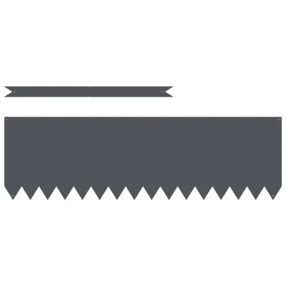 Borduri Grădină Oțel Antracit - 50 bucăți - Livrare Gratuită