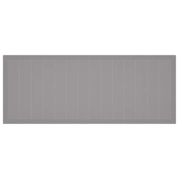 Masă Grădină Extensibilă Poly Rattan Gri - Livrare Gratuită