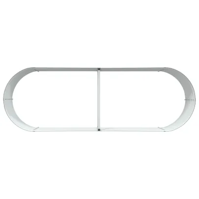 Grădină Ridicată Maro 240x80 cm - Oțel Galvanizat | vidaXL