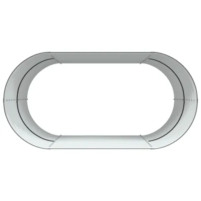 Pat Ridicat Grădină Oțel Galvanizat 160x80 cm - Maro