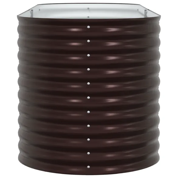 Pat Ridicat Grădină Oval 240x80 cm - Oțel Rezistent