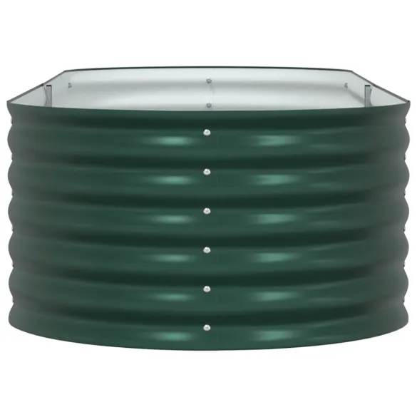 Pat Ridicat Grădină Oțel Galvanizat 240x80 cm - Verde