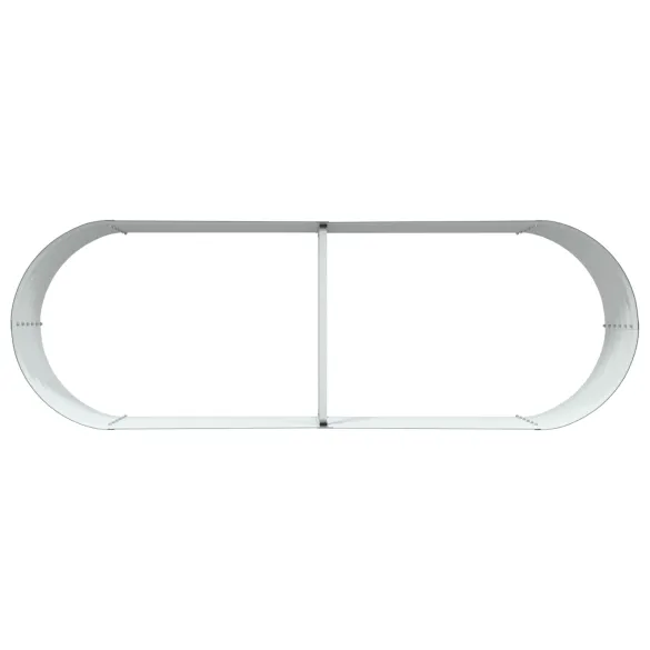 Pat Ridicat Grădină Oțel Galvanizat 240x80 cm - Verde