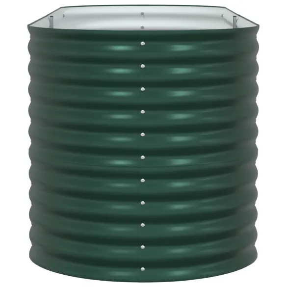 Pat Ridicat Grădină Verde 240x80 cm - Oțel Galvanizat