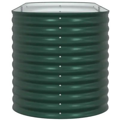 Pat Ridicat Grădină Verde 240x80 cm - Oțel Galvanizat