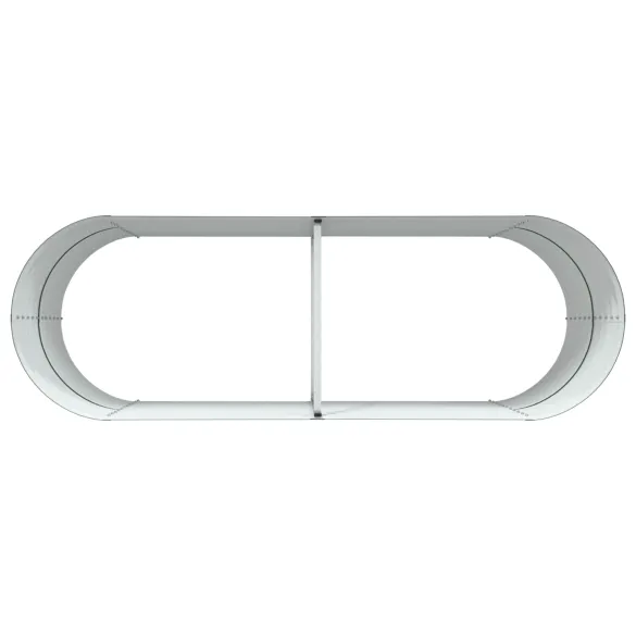 Pat Ridicat Grădină Verde 240x80 cm - Oțel Galvanizat