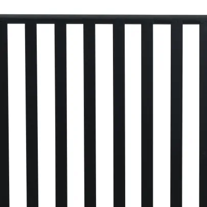 Bancă de Exterior Neagră Metalică | Rezistentă și Modernă