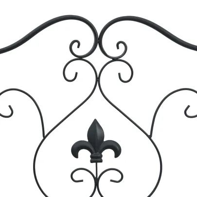 Bancă de Exterior Neagră Metalică | Rezistentă și Elegantă