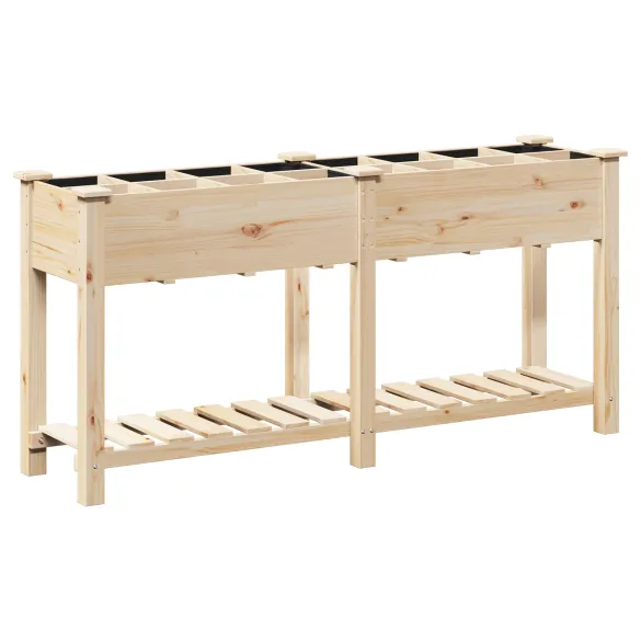 Jardiniere cu Grile Lemn Masiv de Pin - Livrare Gratuita